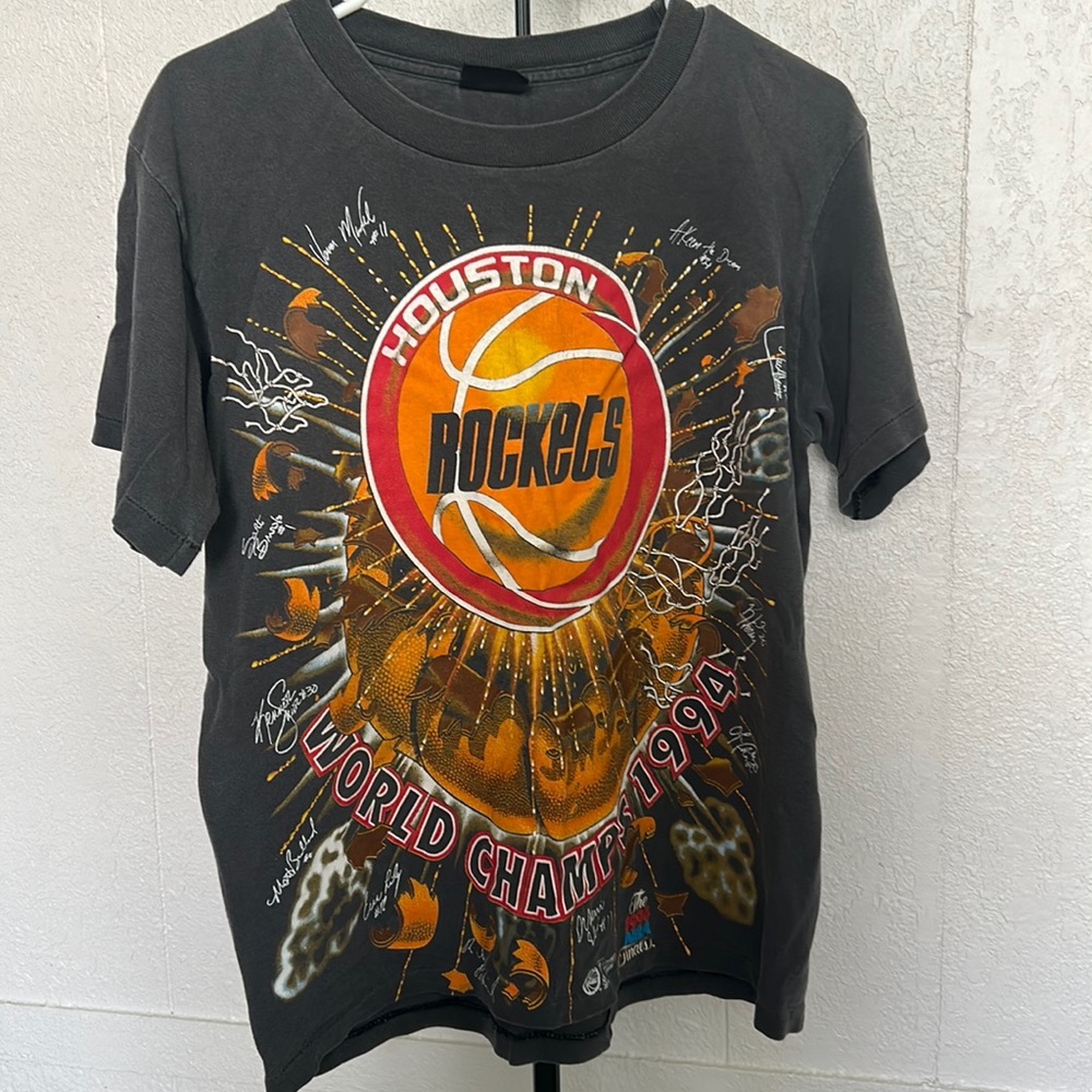 VINTAGE Houston Rockets NBA 1994 World Champions T-shirt ~Medium